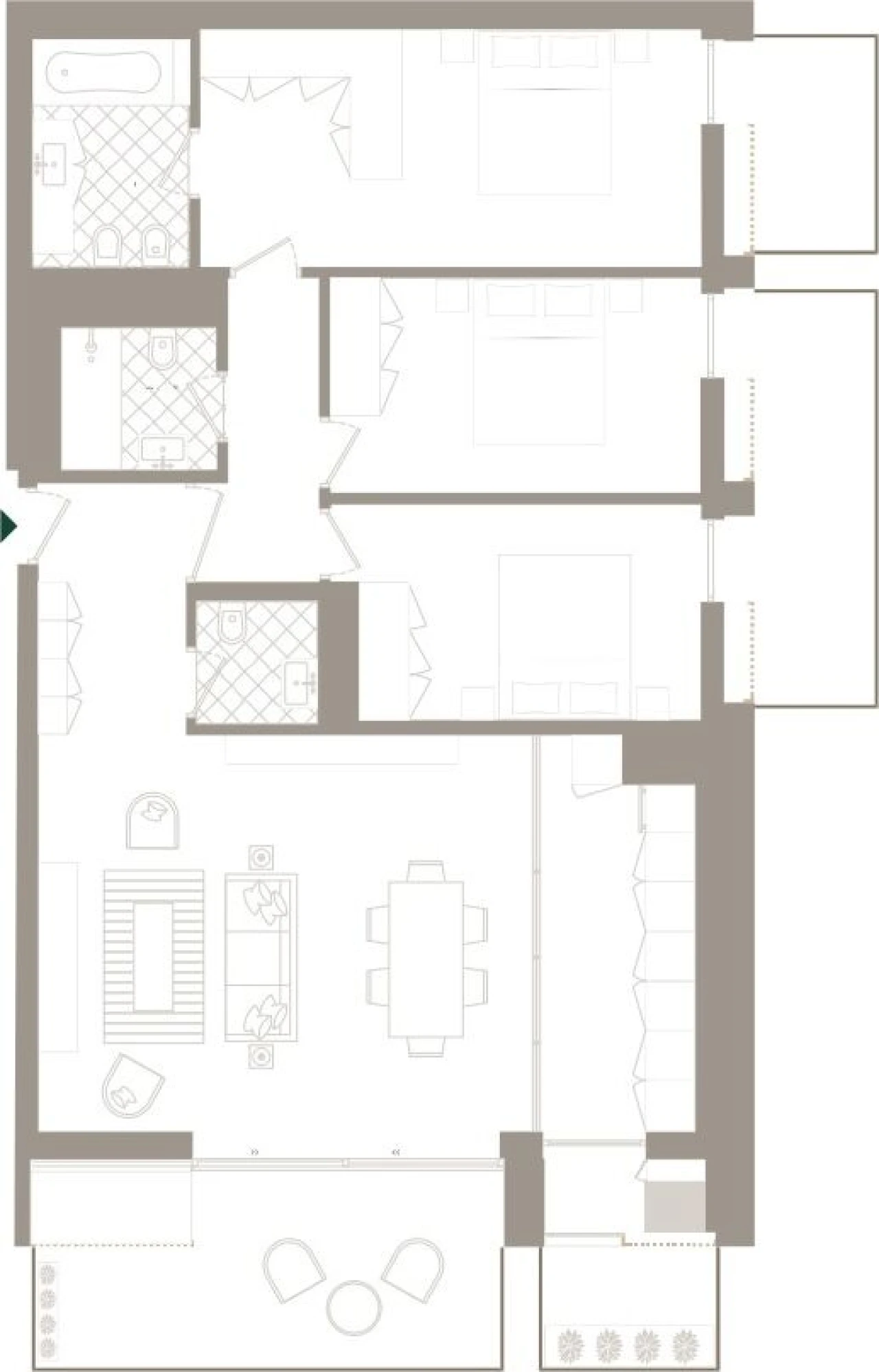 Apartamento T3 para Venda em Santa Marinha e São Pedro da Afurada Foto 26