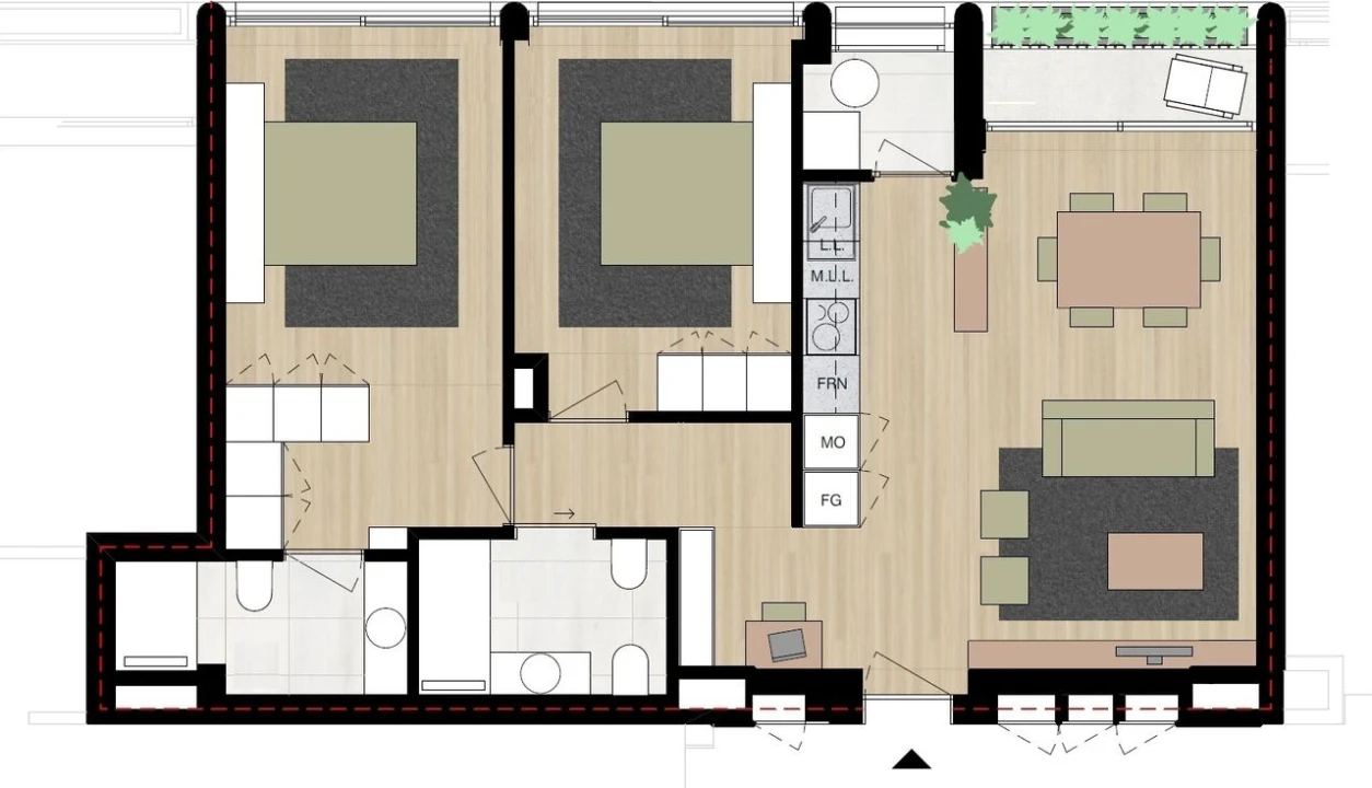 Apartamento T2 para Venda em Matosinhos e Leça da Palmeira Foto 22