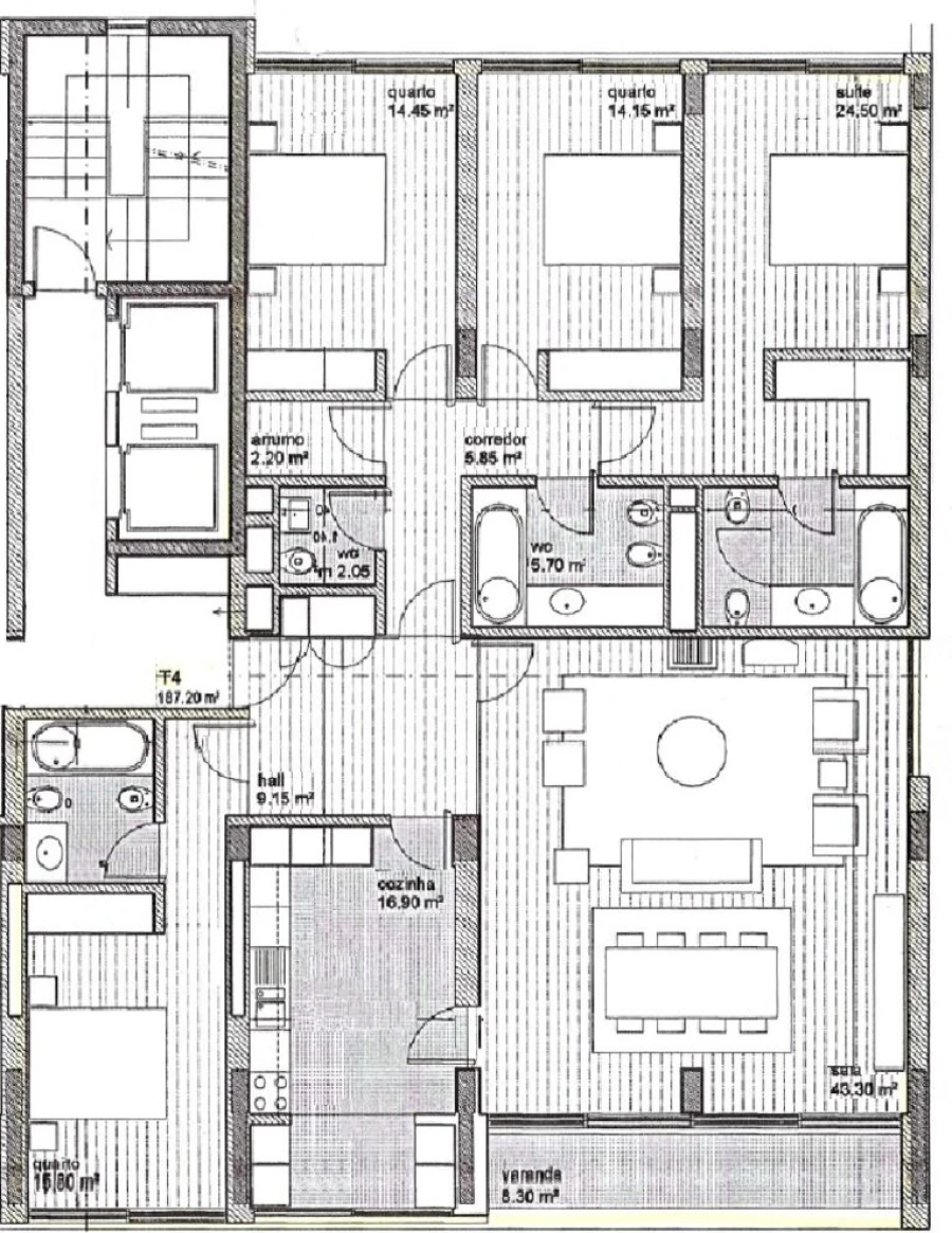 Apartamento T4 para Venda em Campanhã Foto 31