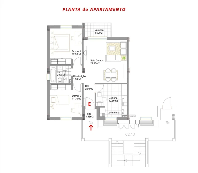 Apartamento T2 para Venda em Rabo de Peixe Foto 39