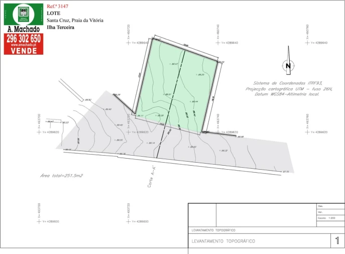 Terreno para Venda em Praia da Vitoria (Santa Cruz) Foto 4