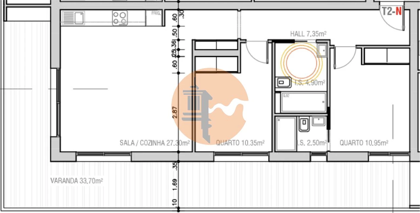 Apartamento T2 para Venda em Monte Gordo Foto 5