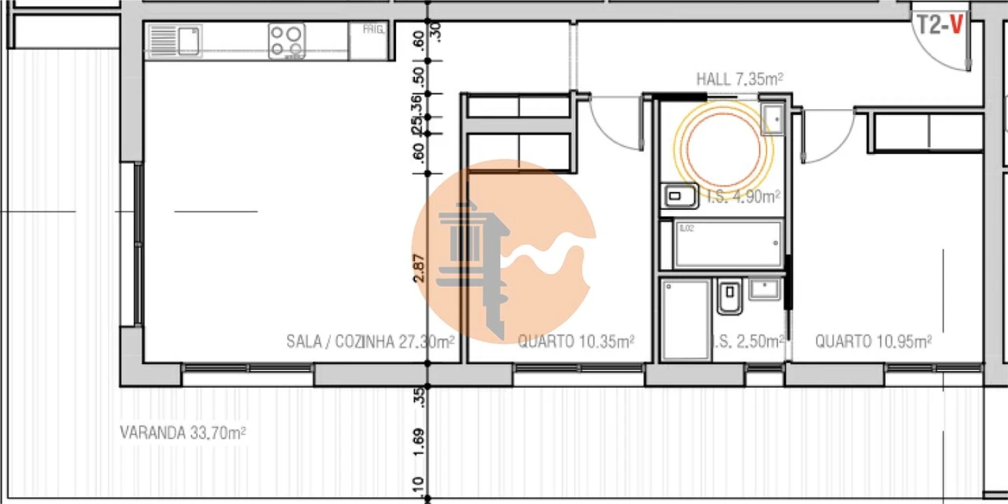 Apartamento T2 para Venda em Monte Gordo Foto 4