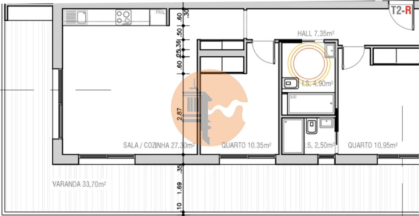 Apartamento T2 para Venda em Monte Gordo Foto 3