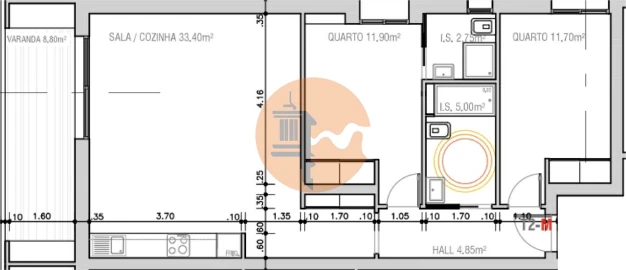 Apartamento T2 para Venda em Monte Gordo