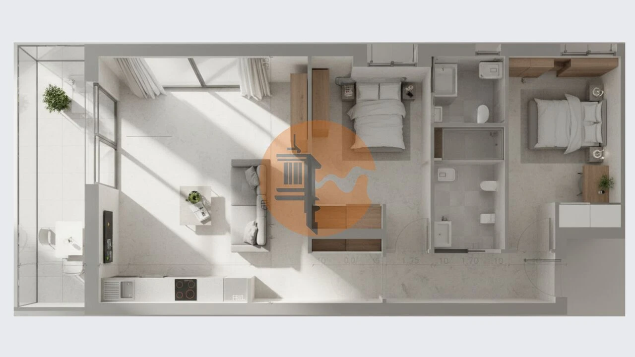 Apartamento T2 para Venda em Monte Gordo Foto 1