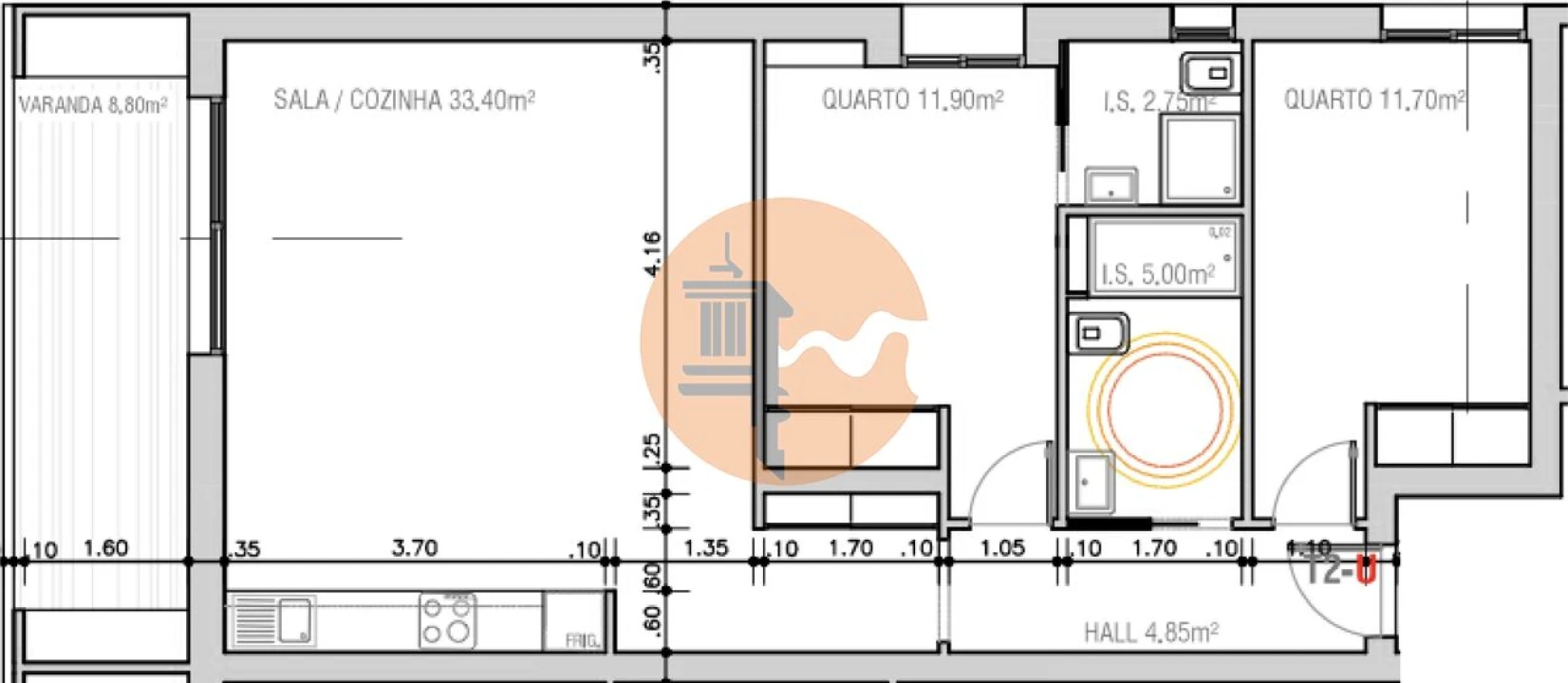 Apartamento T2 para Venda em Monte Gordo Foto 4