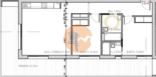 Apartamento T2 para Venda em Monte Gordo