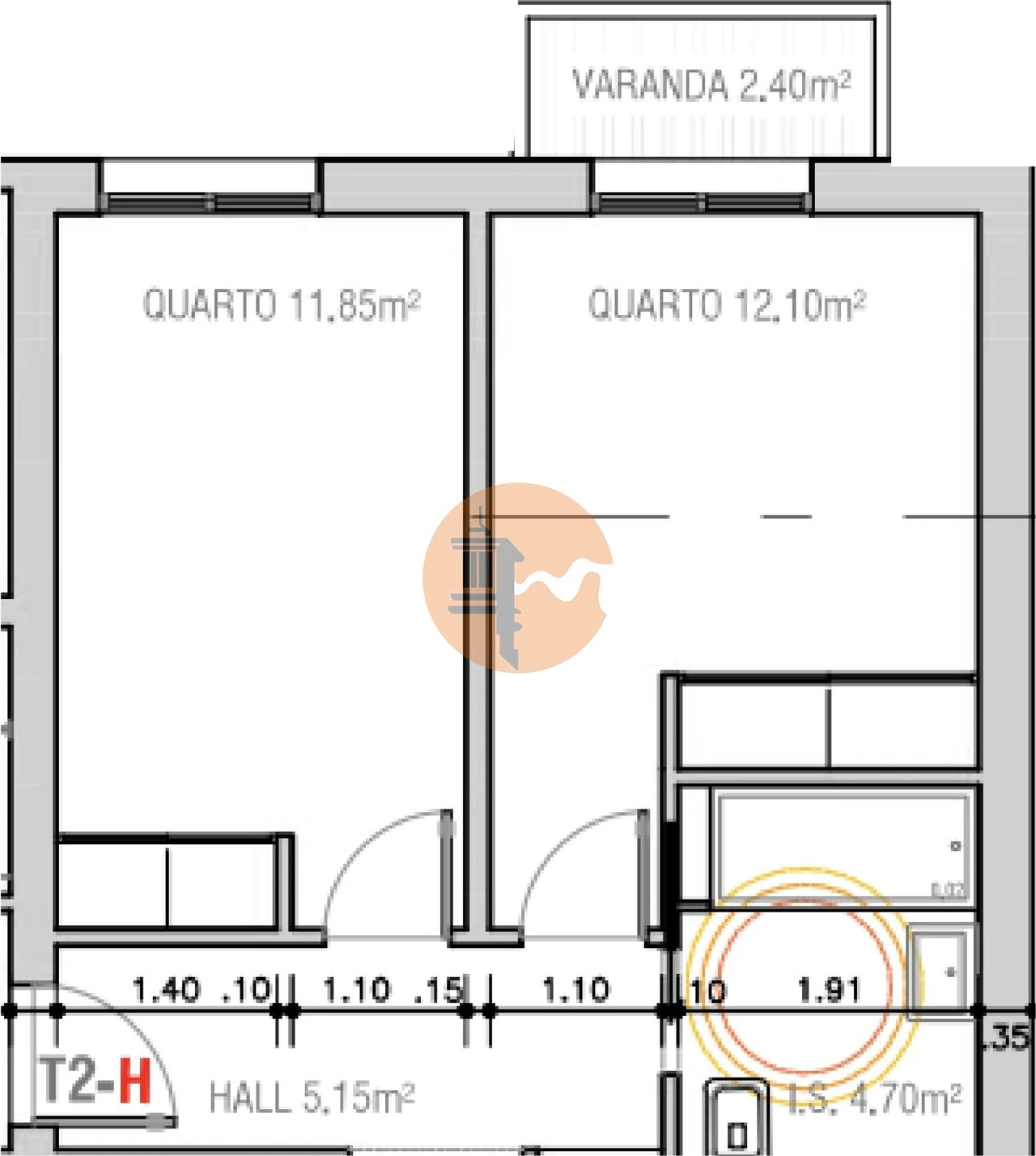 Apartamento T2 para Venda em Monte Gordo Foto 4