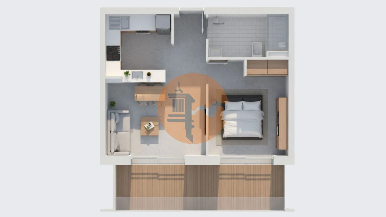 Apartamento T2 para Venda em Monte Gordo Foto 1