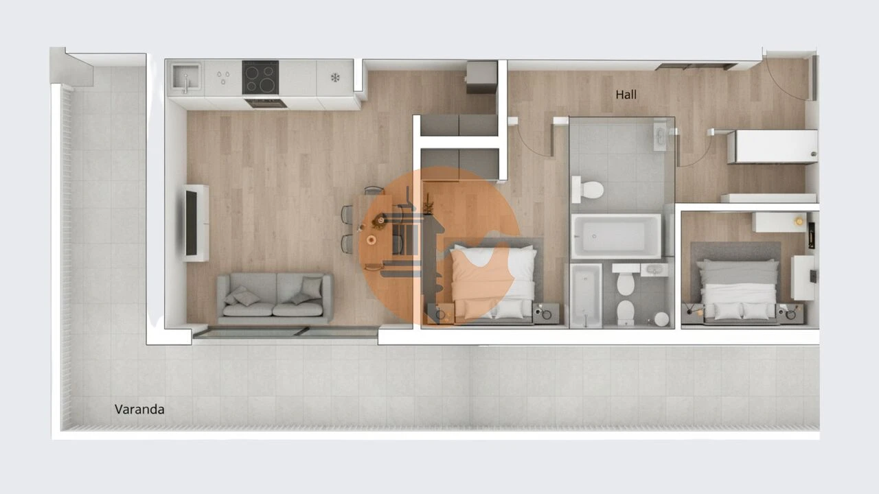 Apartamento T2 para Venda em Monte Gordo Foto 1