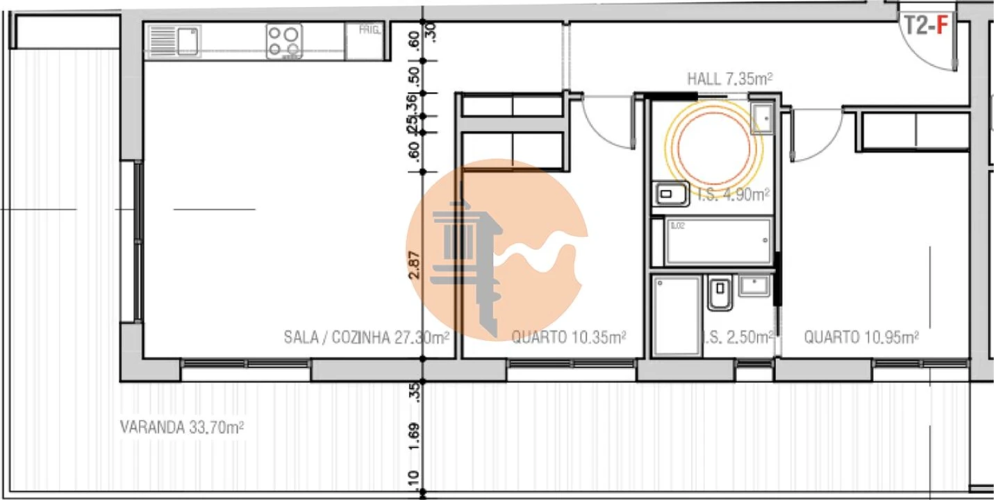 Apartamento T2 para Venda em Monte Gordo Foto 3