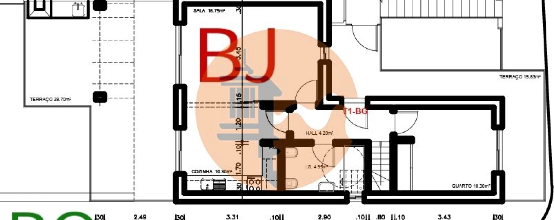 Apartamento T1 para Venda em Vila Nova de Cacela Foto 11
