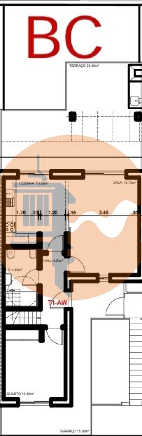 Apartamento T1 para Venda em Vila Nova de Cacela