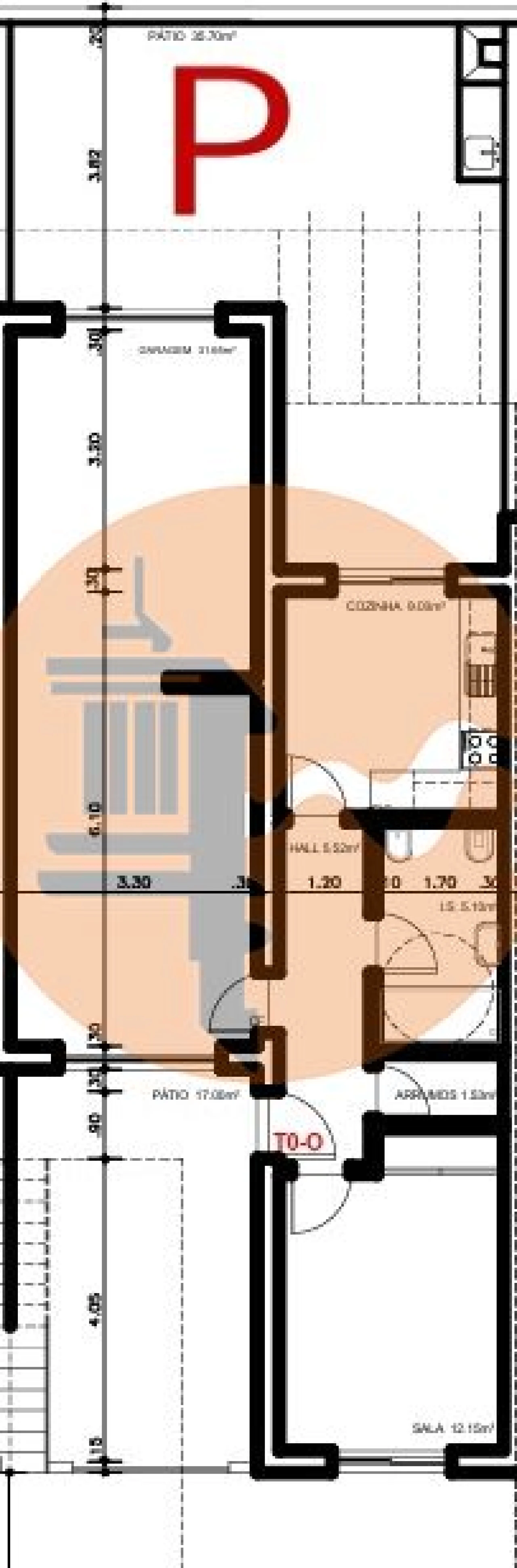 Apartamento T0 para Venda em Vila Nova de Cacela Foto 9