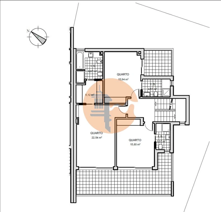 Moradia T3 para Venda em Santa Barbara de Nexe Foto 10