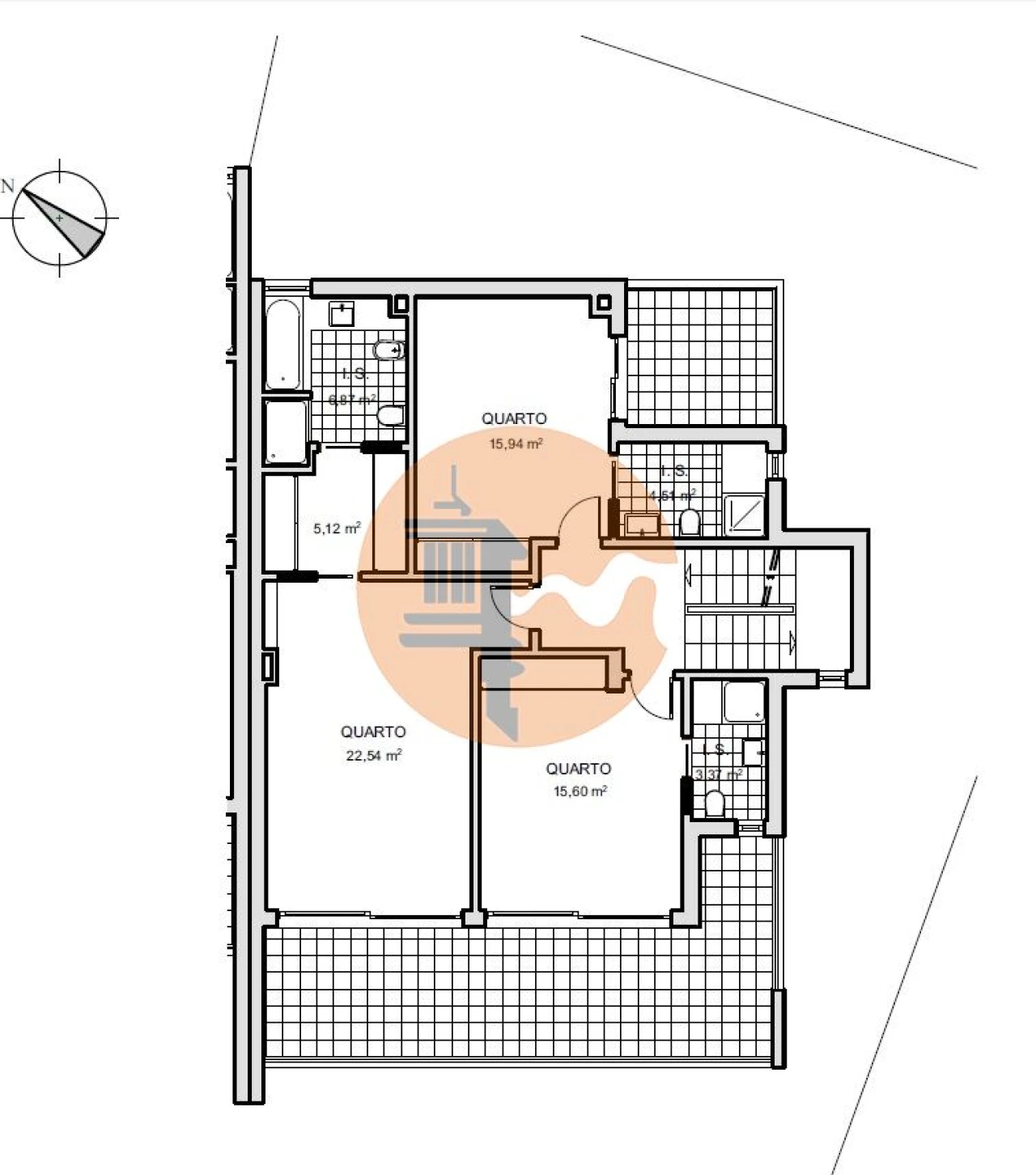 Moradia T3 para Venda em Santa Barbara de Nexe Foto 13