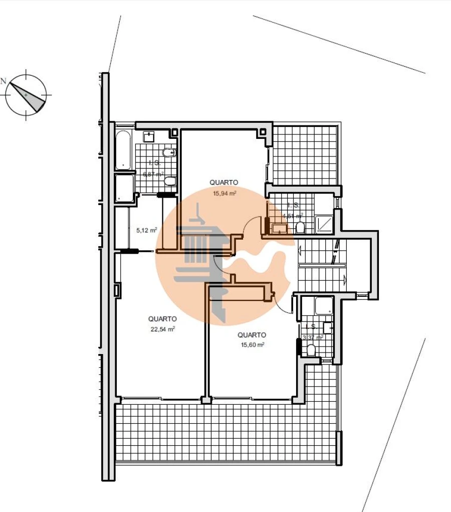 Moradia T3 para Venda em Santa Barbara de Nexe Foto 13
