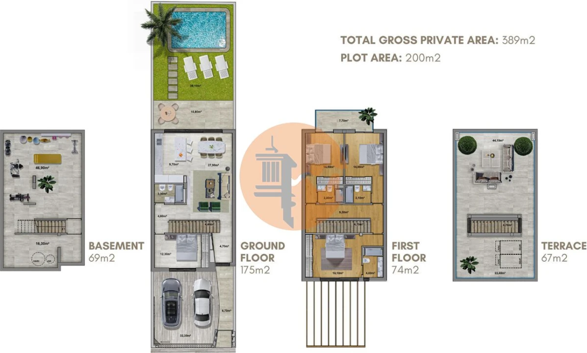 Moradia T4 para Venda em Montenegro Foto 29
