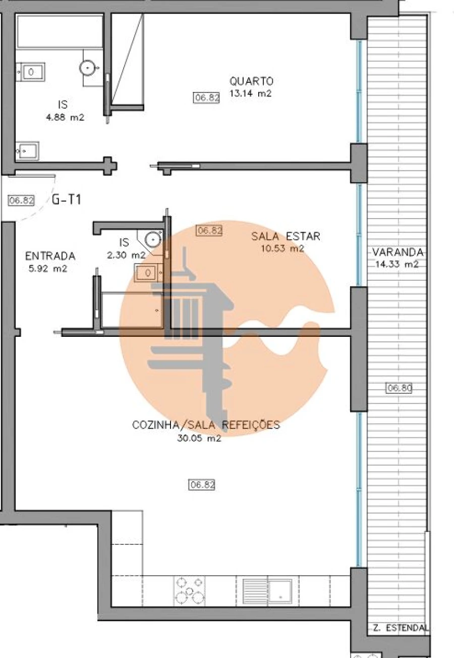 Apartamento T2 para Venda em Conceição e Cabanas de Tavira Foto 22
