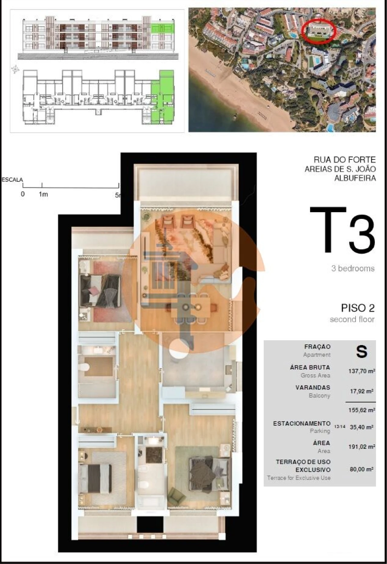 Apartamento T3 para Venda em Albufeira e Olhos de Água Foto 18