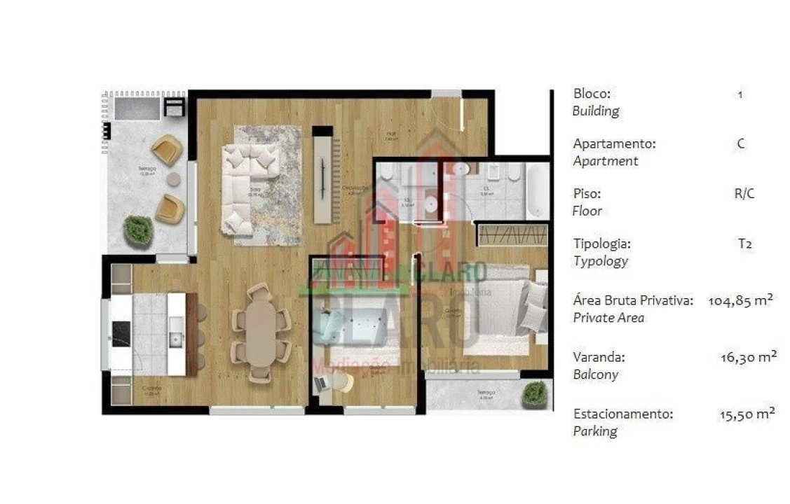 Apartamento T2 para Venda em Pombal Foto 5