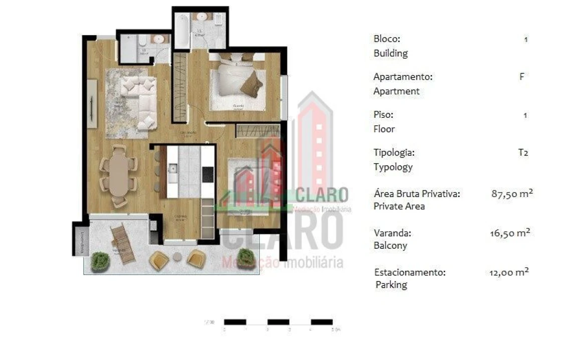 Apartamento T2 para Venda em Pombal Foto 7