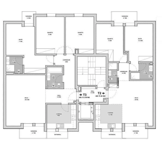Apartamento T3 para Venda em Eiras e São Paulo de Frades Foto 23
