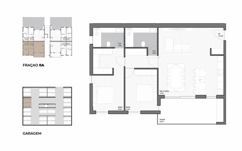 Apartamento T2 para Venda em Poiares (Santo Andre) Foto 27