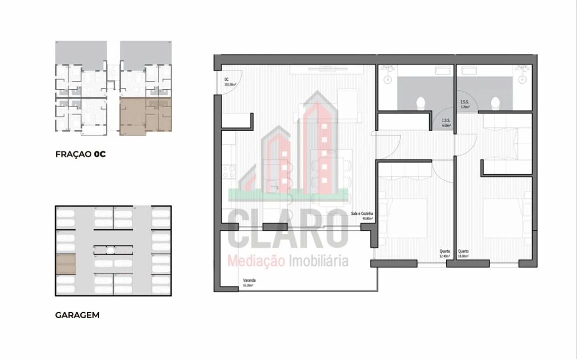 Apartamento T2 para Venda em Poiares (Santo Andre) Foto 18