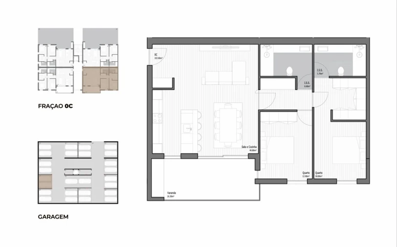 Apartamento T2 para Venda em Poiares (Santo Andre) Foto 29
