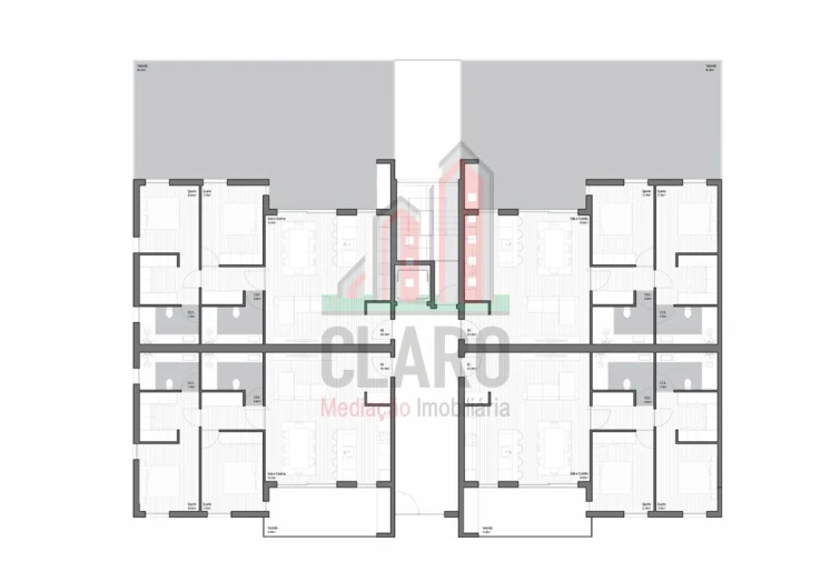 Apartamento T2 para Venda em Poiares (Santo Andre) Foto 20