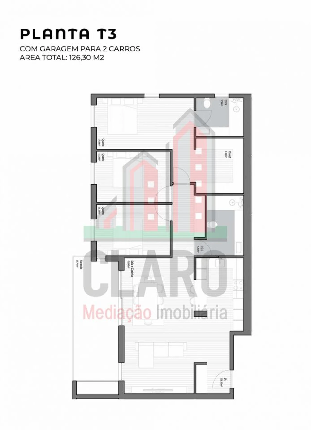Apartamento T3 para Venda em Poiares (Santo Andre) Foto 25