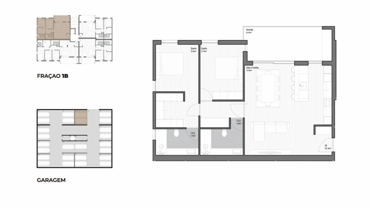 Apartamento T2 para Venda em Poiares (Santo Andre) Foto 27