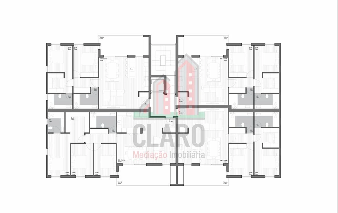 Apartamento T2 para Venda em Poiares (Santo Andre) Foto 26
