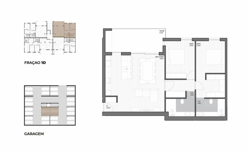 Apartamento T2 para Venda em Poiares (Santo Andre) Foto 28