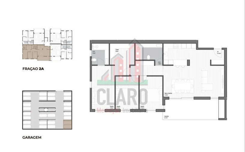 Apartamento T3 para Venda em Poiares (Santo Andre) Foto 24