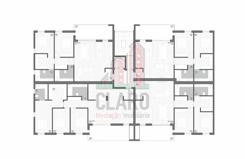 Apartamento T2 para Venda em Poiares (Santo Andre) Foto 26