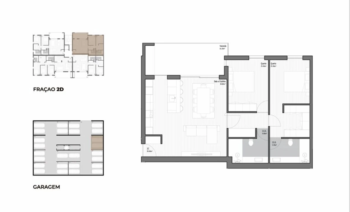 Apartamento T2 para Venda em Poiares (Santo Andre) Foto 28