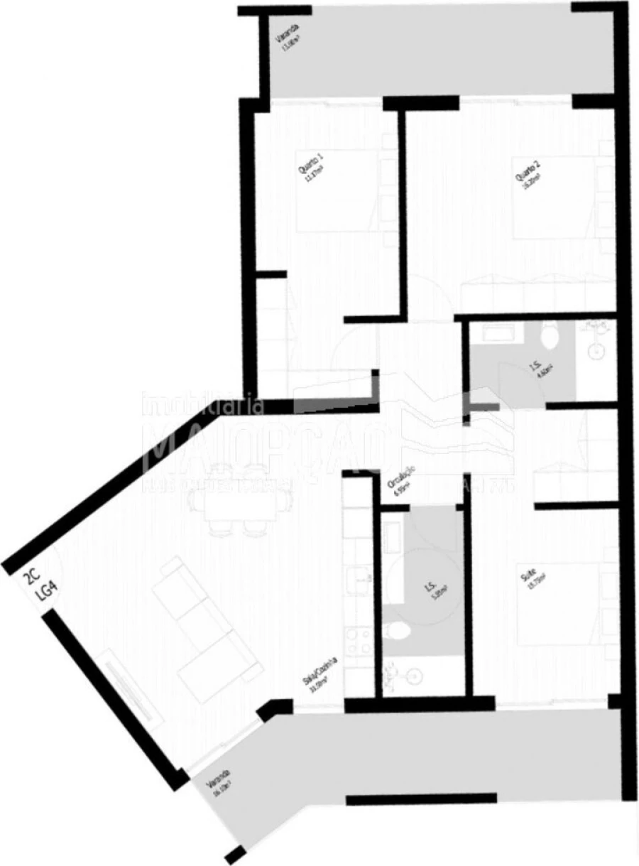 Apartamento T1 para Venda em Pedrouços Foto 14