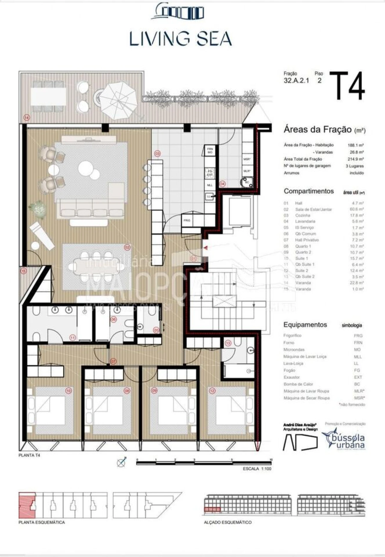 Apartamento T4 para Venda em Canidelo Foto 23