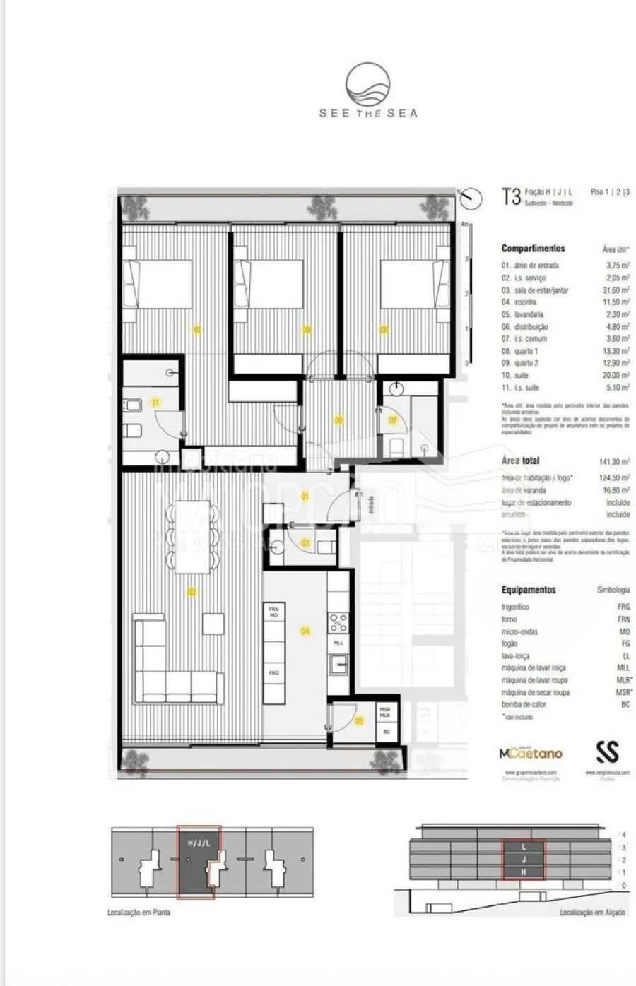 Apartamento T3 para Venda em Canidelo Foto 13