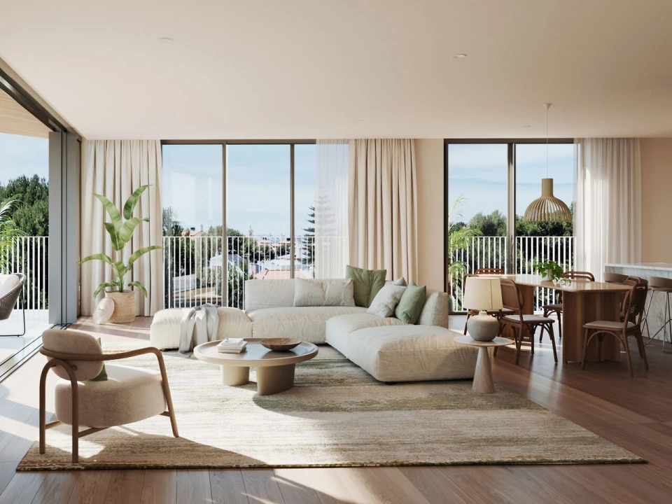 Apartamento T4 para Venda em Carcavelos e Parede Foto 3