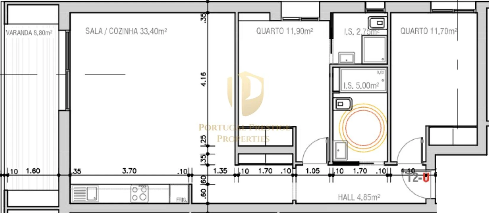 Apartamento T2 para Venda em Monte Gordo Foto 4