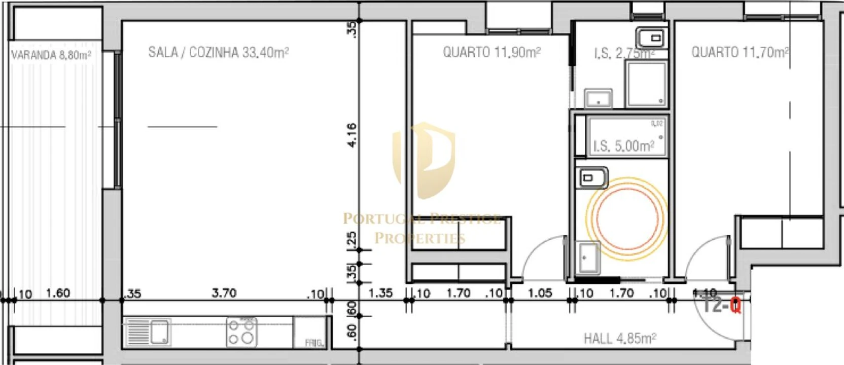 Apartamento T2 para Venda em Monte Gordo Foto 4