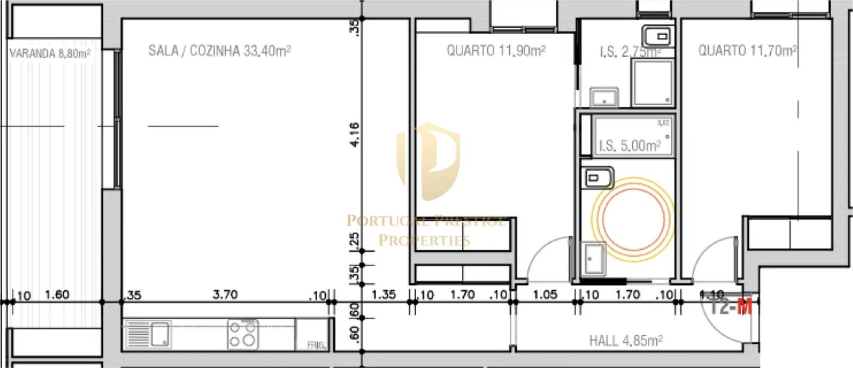 Apartamento T2 para Venda em Monte Gordo Foto 4