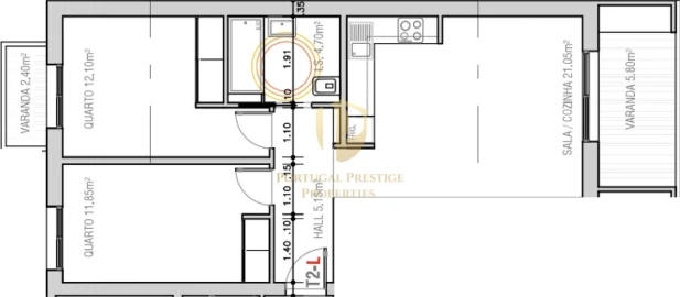 Apartamento T2 para Venda em Monte Gordo