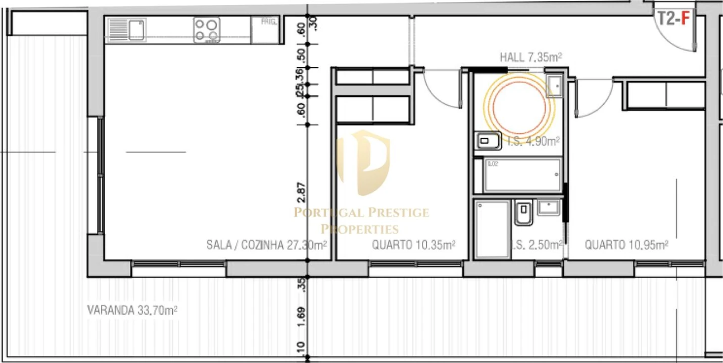 Apartamento T2 para Venda em Monte Gordo Foto 3