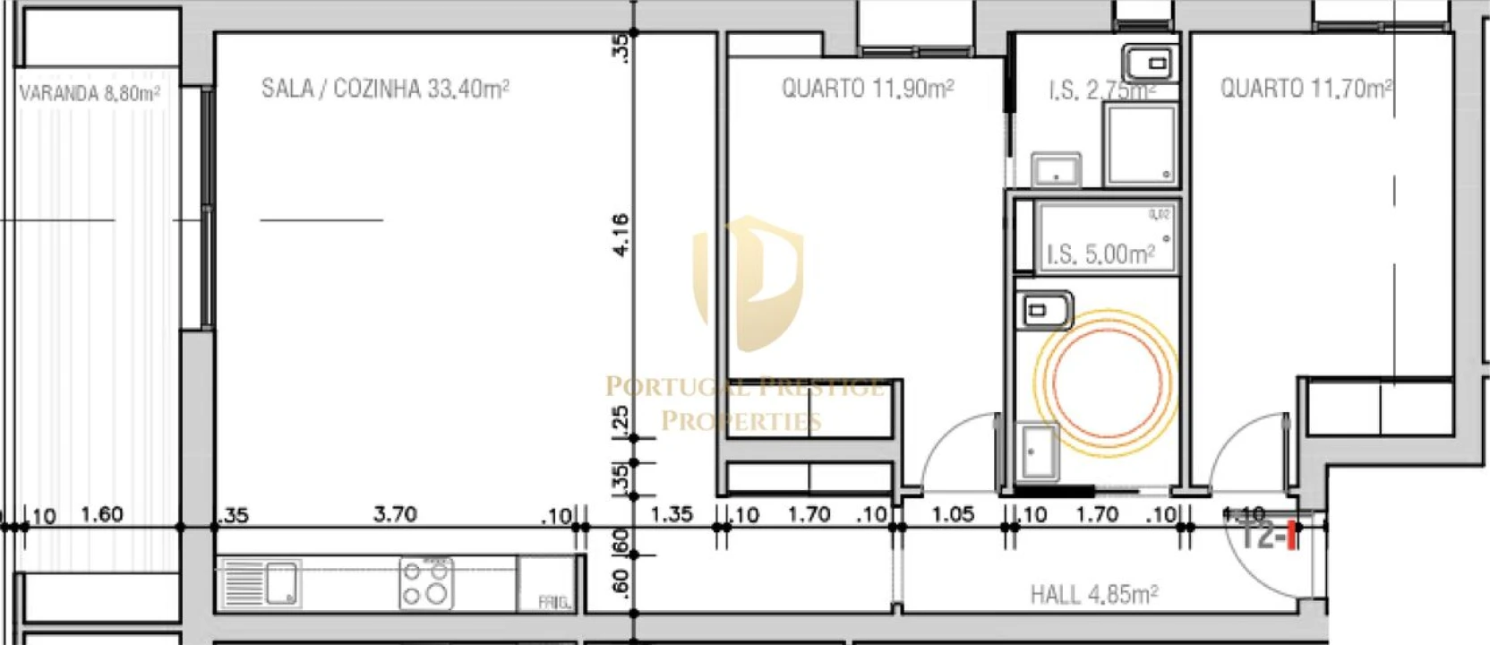 Apartamento T2 para Venda em Monte Gordo Foto 4