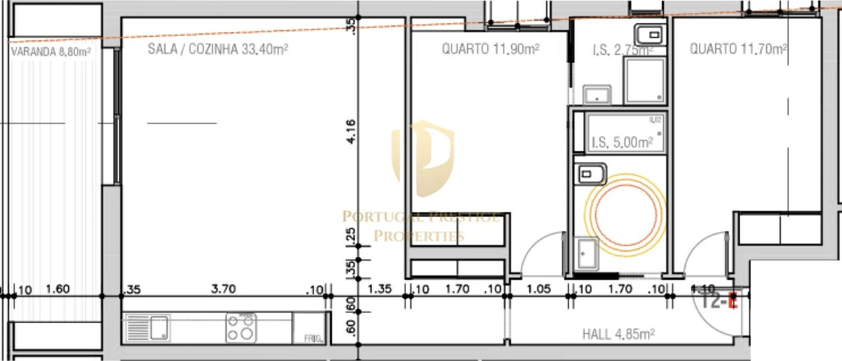 Apartamento T2 para Venda em Monte Gordo Foto 4